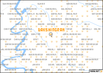 map of Dakshingrām