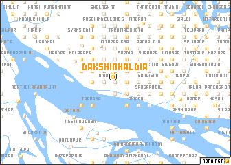 map of Dakshin Haldia
