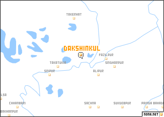 map of Dakshinkul