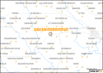 map of Dakshin Maminpur