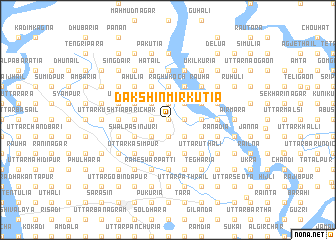 map of Dakshin Mirkutia