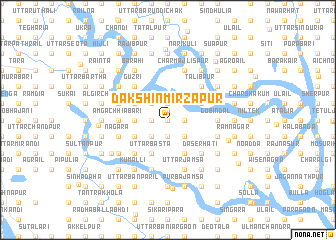 map of Dakshin Mirzāpur