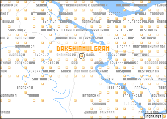 map of Dakshin Mulgrām