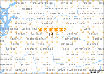 map of Dakshinnagar