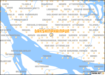 map of Dakshin Phainpur