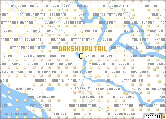 map of Dakshin Putāil