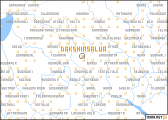 map of Dakshin Salua