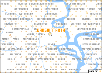 map of Dakshintakta