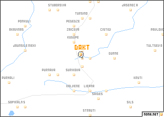 map of Dakt