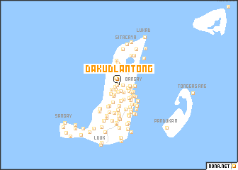 map of Dakud Lantong
