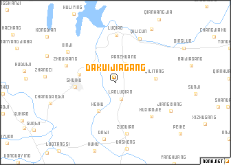 map of Dakuijiagang