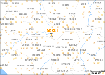 map of Dakui