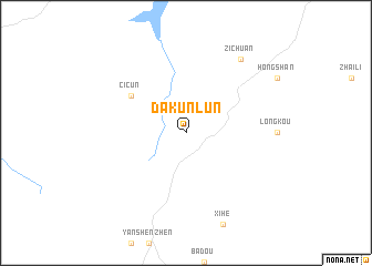 map of Dakunlun