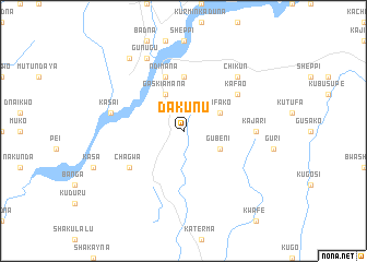 map of Dakunu