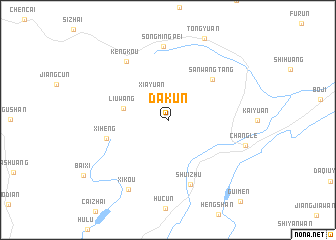 map of Dakun