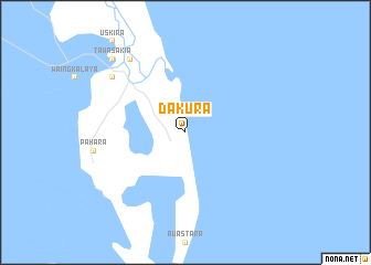 map of Dákura