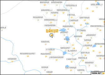 map of Dākūr