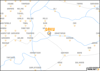 map of Daku
