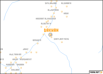map of Dakwah