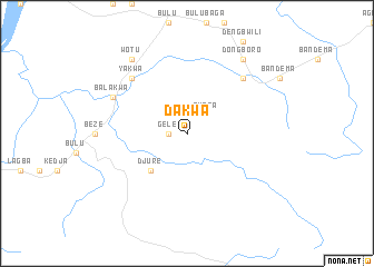 map of Dakwa