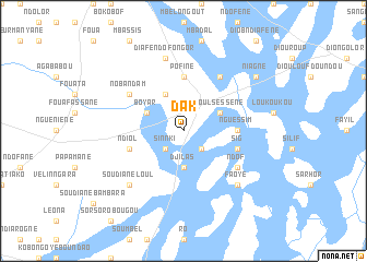 map of Dak