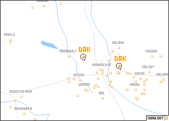 map of Dak