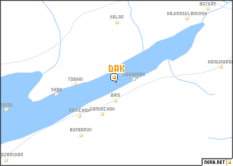 map of Dāk