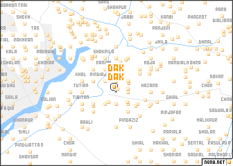 map of Dāk