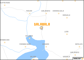 map of Dalabala