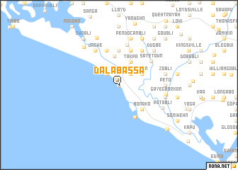 map of Dala Bassa