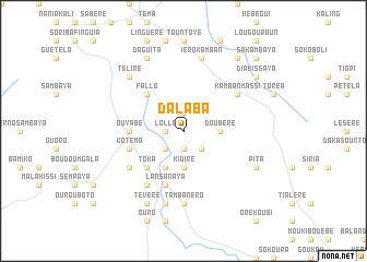 map of Dalaba