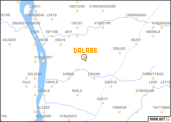 map of Dalabe