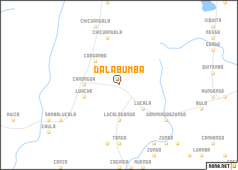 map of Dalabumba