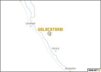 map of Dala Catambi