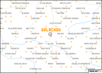 map of Dalachów