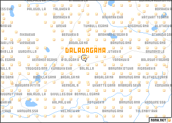 map of Daladagama