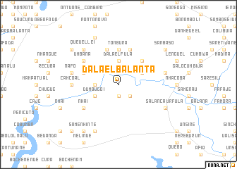 map of Dalael Balanta