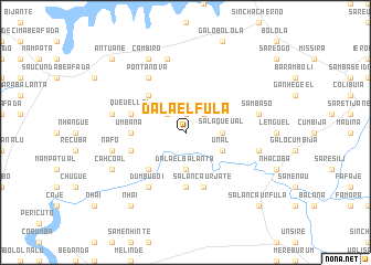 map of Dalael Fula