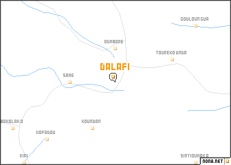 map of Dalafi