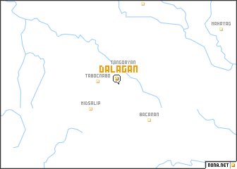 map of Dalagan
