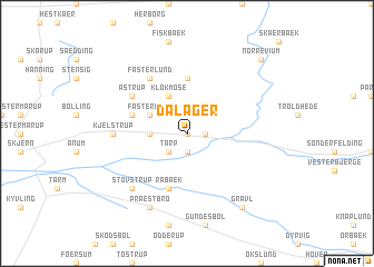 map of Dalager