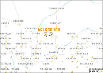 map of Dalagou