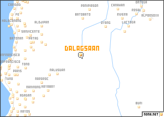 map of Dalagsa-an
