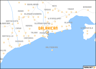 map of Dalahican