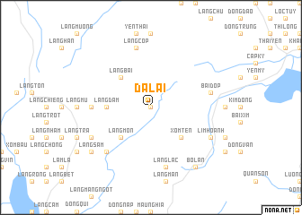 map of Ða Lai