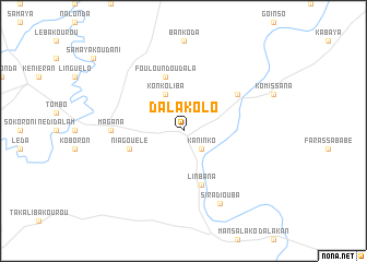 map of Dalakolo