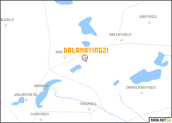 map of Dalamayingzi