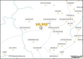 map of Dalama