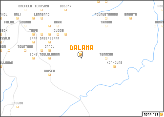map of Dalama