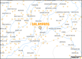 map of Dalampang